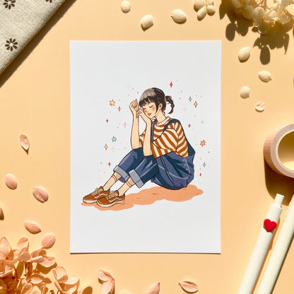 Summer Girl Art Print