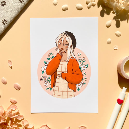 Jasmine Girl Art Print