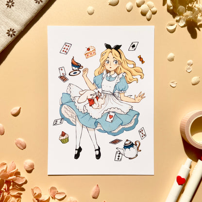 Alice in Wonderland Art Print