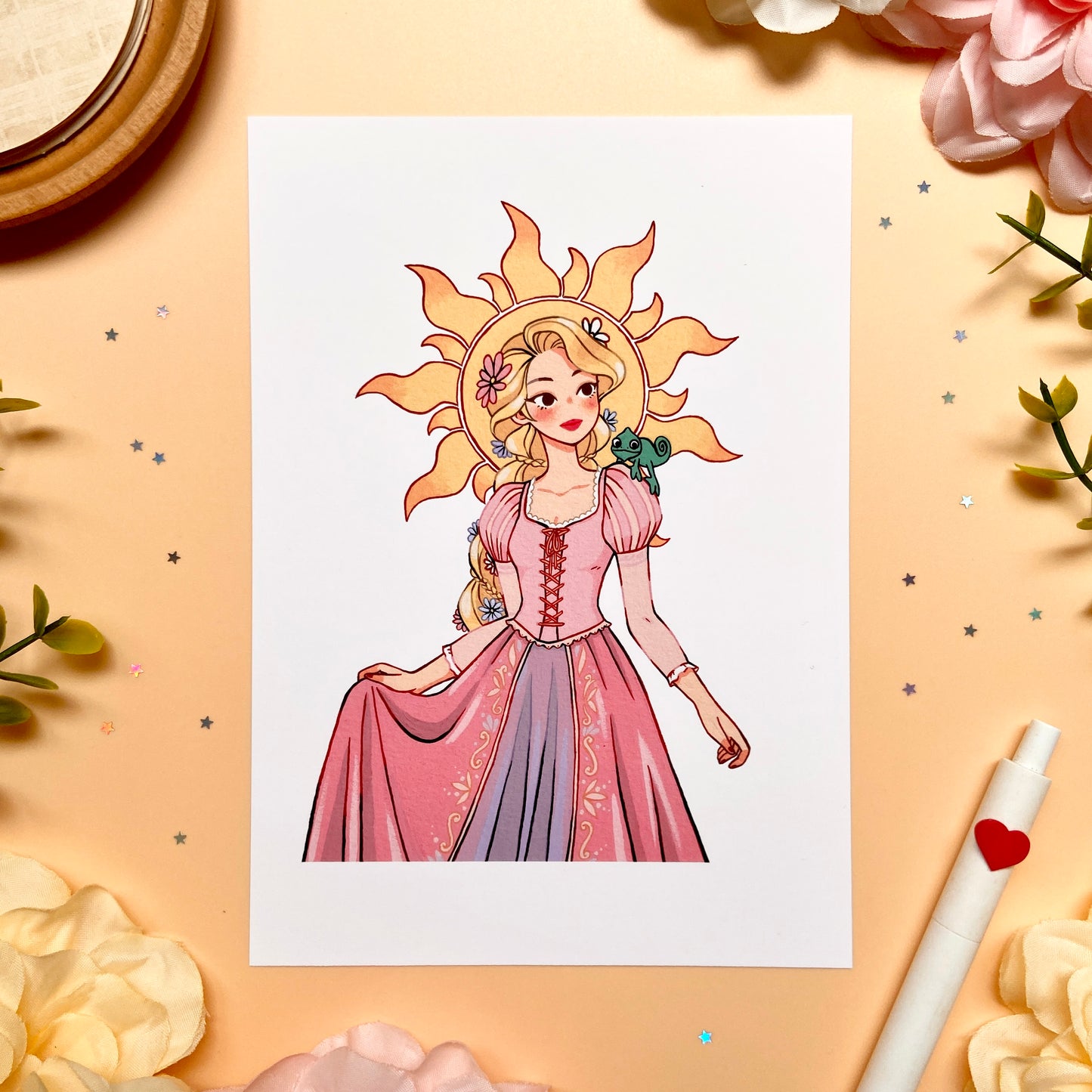 Rapunzel Art Print