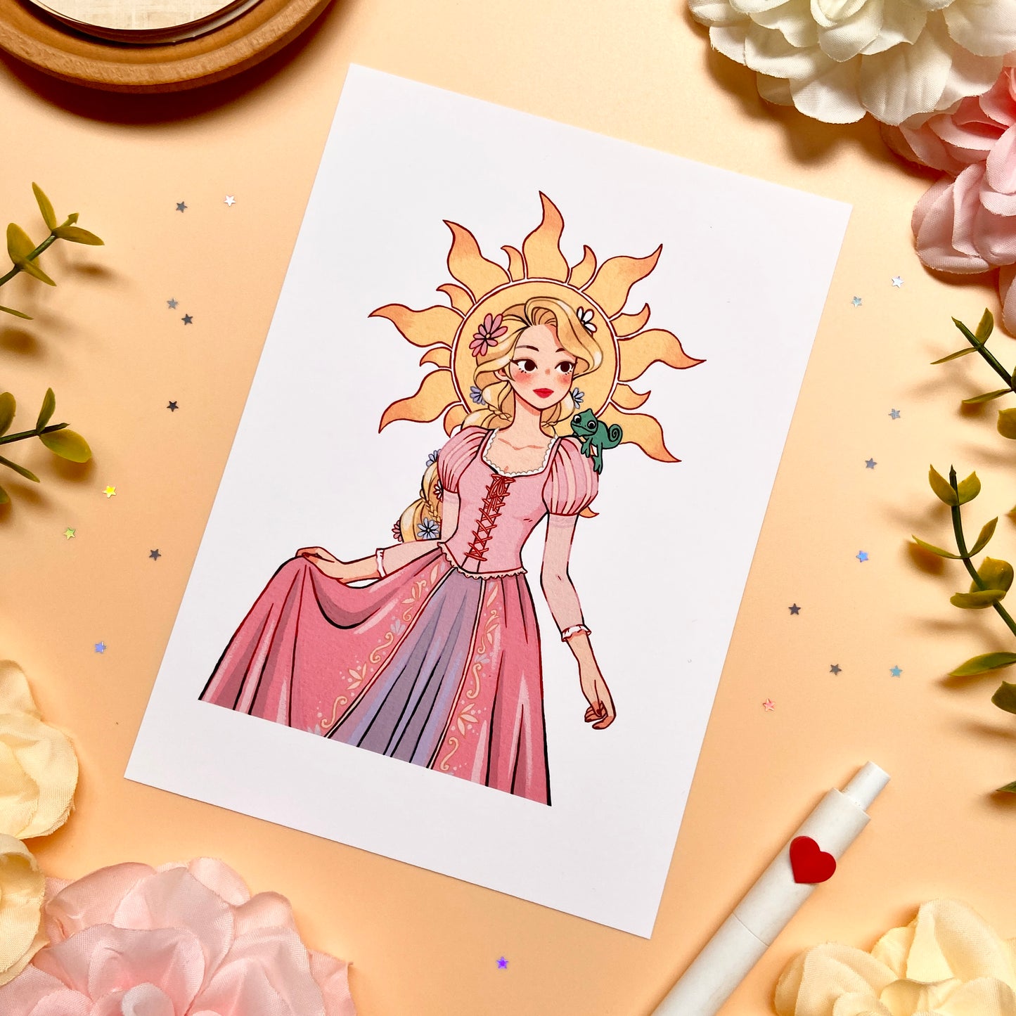 Rapunzel Art Print