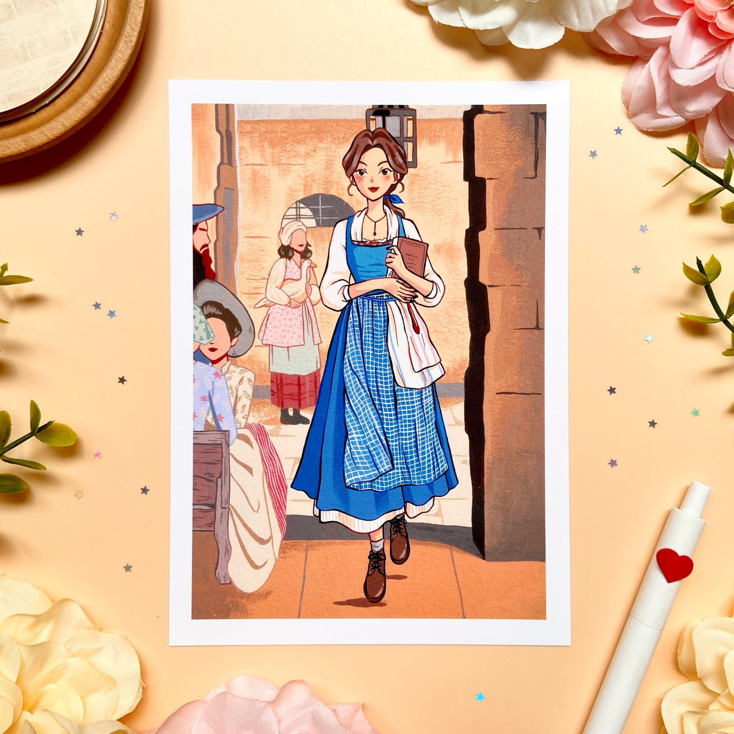 Belle Art Print